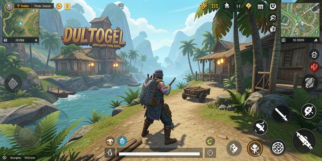 Tampilan menarik dari gameplay Open World DULTOGEL.