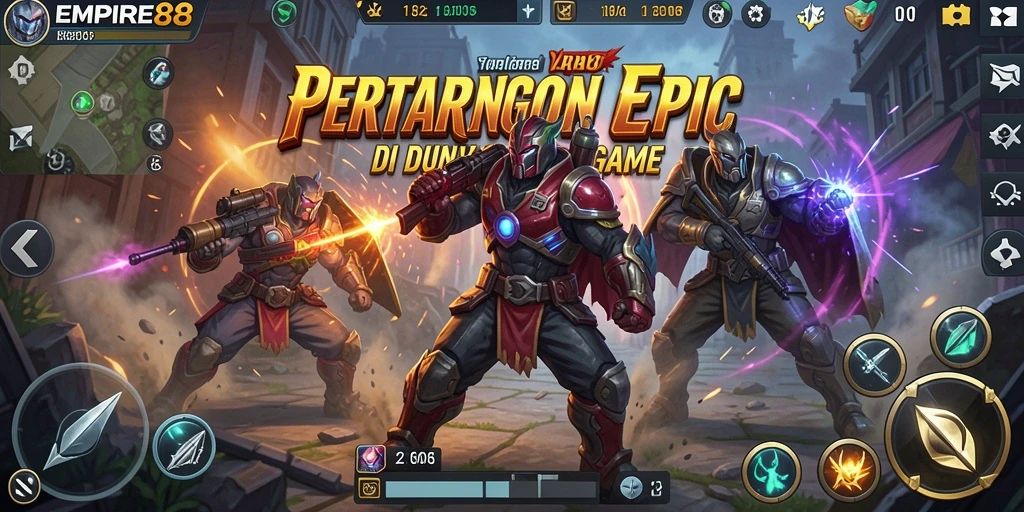 Tampilan gameplay seru dalam pertarungan EPIC di EMPIRE88.