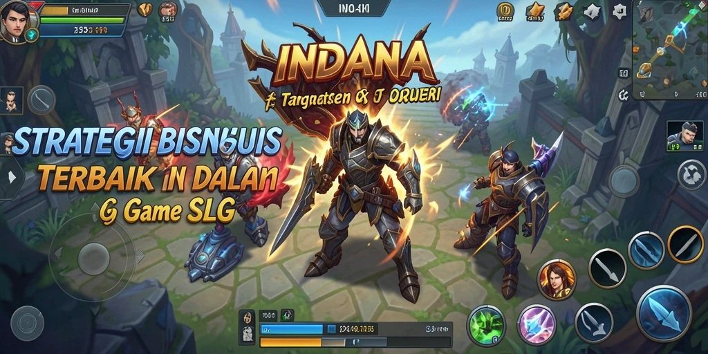 Tangkapan layar gameplay INDAAA menunjukkan pertempuran strategi yang mendebarkan.