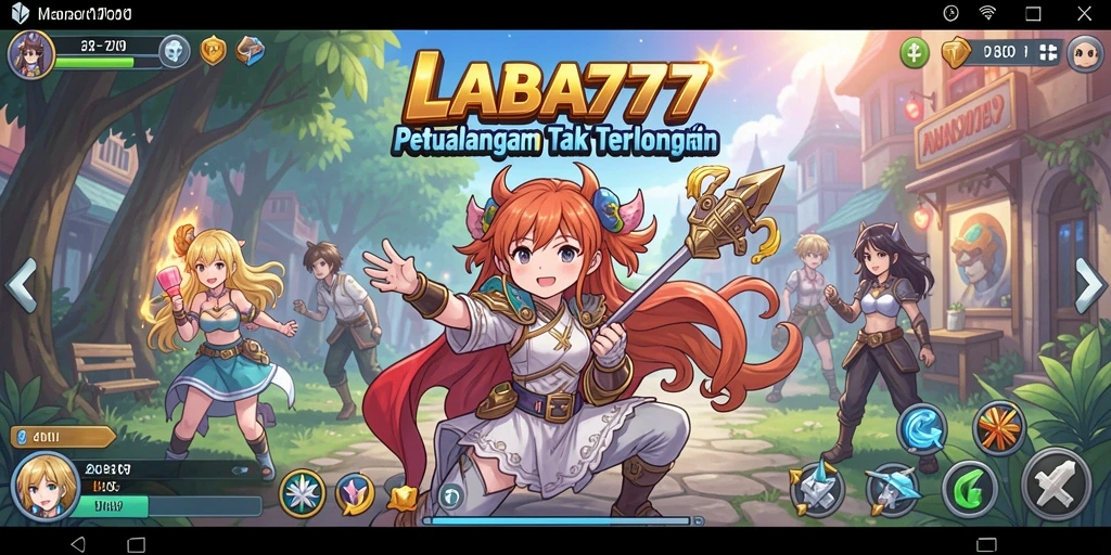 Screenshot LABA777 menampilkan aksi pertarungan karakter Anime yang mendebarkan.