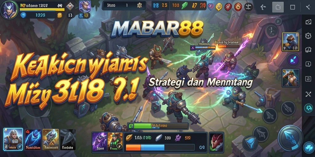 Tampilan gameplay MABAR88 yang seru dan penuh strategi.