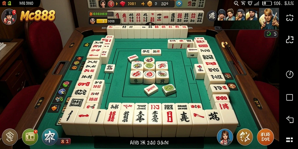 Tampilan menarik gameplay Mahjong di MC888 dengan berbagai level tantangan.