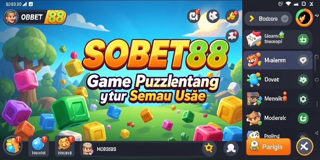 Tampilan gameplay <strong>SOBET88</strong> dengan berbagai puzzle yang menarik.