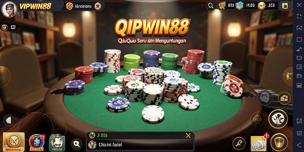 Gameplay seru QiuQiu dalam VIPWIN88 yang penuh strategi.